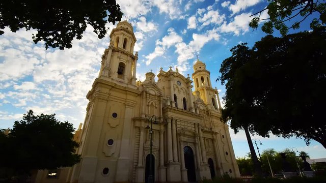 timelapse catedral de hermosillo sonora mexico 