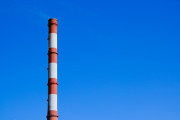 chimney at thermoelectric power station