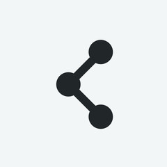share vector icon illustration sign
