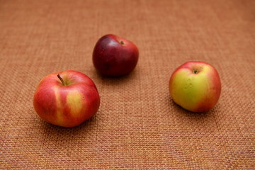 apples, apples, brown, red, ripe, tasty, juicy, background,