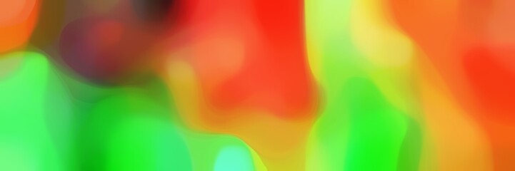 blurred iridescent universal background bokeh graphic with coffee, lime green and yellow green colors and space for text or image