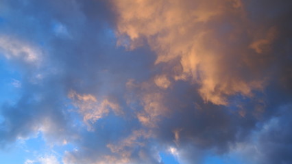 sky blue clouds background
