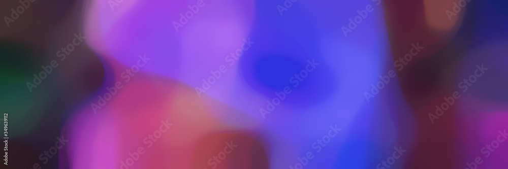Fototapete blurred bokeh universal background texture with slate blue, moderate violet and very dark violet col