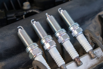 replacing spark plugs in the car