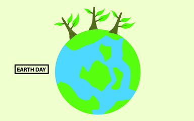 save the earth Eps 10 Vector