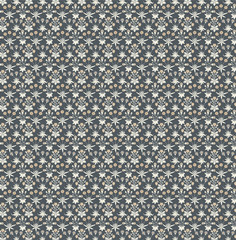 Digital Design Motif Colorful Wallpaper , Seamless Digital Textile Printing