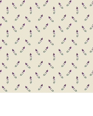 Lavender flowers pattern provance style. Vector stock illustration for print industry, packaging paper, bag, stationary. EPS10