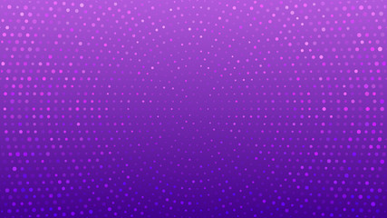 Violet blurred vector background with halftone effect. Smooth pink and purple gradient. Violet background. Halftone wallpaper. Creative backdrop. Vector template. Minimal style. Cover layout template.