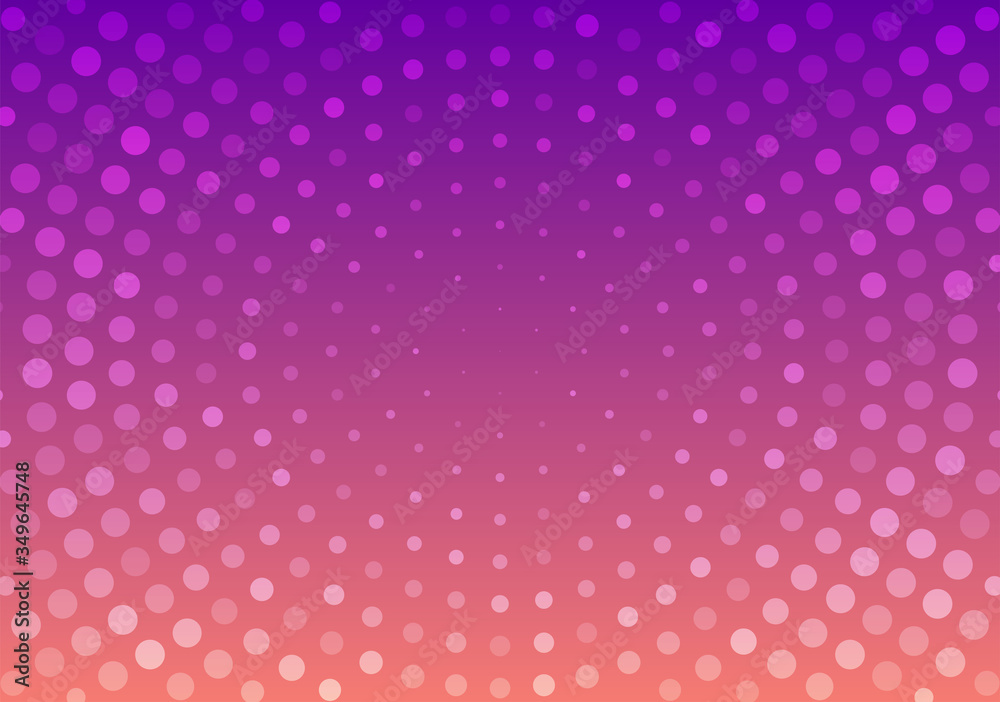 Fototapete violet blurred vector background with halftone effect. smooth pink and purple gradient. violet backg