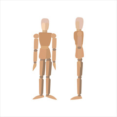 mannequin for demonstrating poses for an art store, art schoo