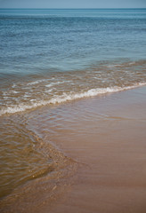 Waves and the beach