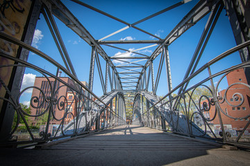 Siemenssteg - beautiful old bridge at berlin spree
