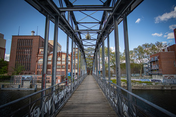 Siemenssteg - beautiful old bridge at berlin spree