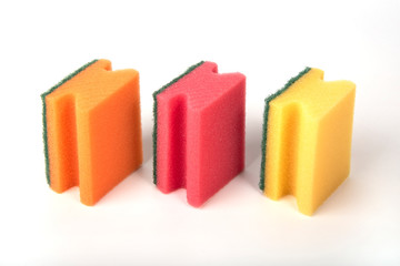 Three sponges for washing