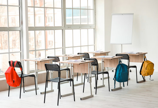 Interior Of Modern Empty Classroom