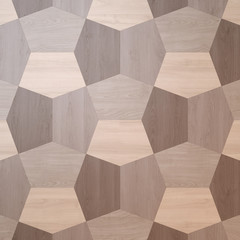 Fragment parquet of dark colors for decoration. The texture for use in graphic and architectural project. Pattern of wood panel for background. 3D illustration.