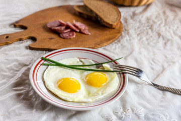 a wooden plank, apples, background, beef, bread, breakfast, chicken, cholesterol, cook, cooked, cooking, crystal vase, cuisine, diet, dinner, eat, egg, eggs, flowering apple tree, food, fresh, fried, 