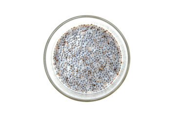 Chia Pudding glass