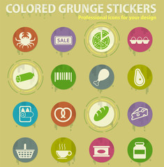 Grocery simply icons