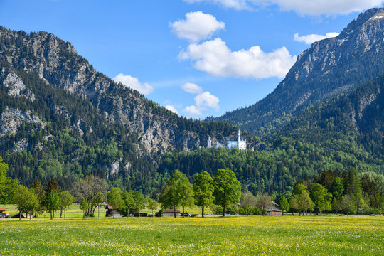 Schwangau in den Bayrischen Alpen
