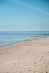 Fototapeta na wymiar Landscape of sea and beach