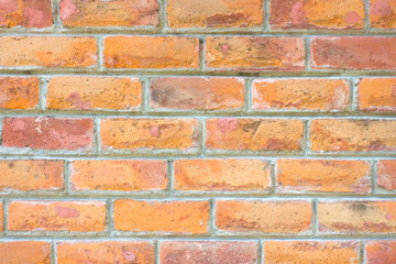 Brick wall of a street city 