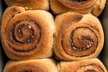 Delicious sweet home made cinnamon rolls