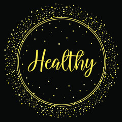 glowing Instagram highlight words icon