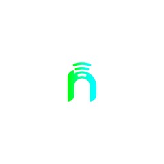 Letter n, Wireless connecting logo