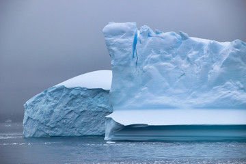 Antarktis Reise - Eisberge auf See - Drygalski Fjord