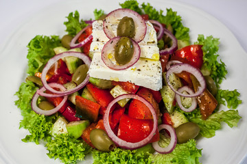 Vegetable Cheese Salad