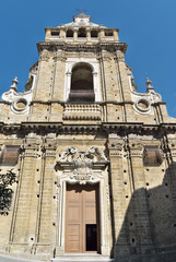 In Caltagirone Church Of Santissimo Salvatore In Sicily