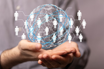  Digital Network and data concept.