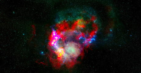 Spirals and supernovae. Elements of this image furnished by NASA