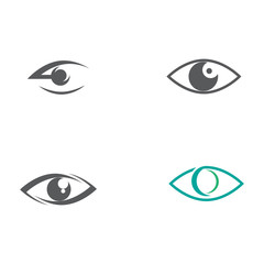 Set Eye Care vector logo