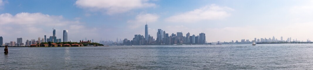 Jersey City to New York City Panorama