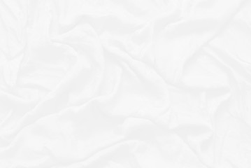 Abstract backgroung of white cloth with soft waves.