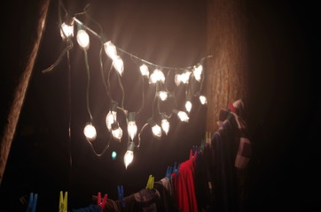 bombillas iluminadas