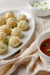 cheese balls with three types of cheese without baking. keto diet recipe