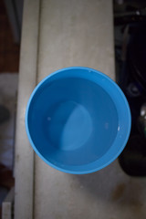 blue Cup of water