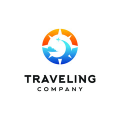Travel Logo Template Design Vector