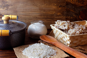 cocada (coconut sweet) is a coconut-based candy, traditional in several regions of the world, widely consumed and traditional in Brazil