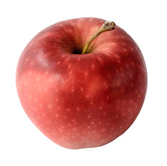 Red apple isolated on white background