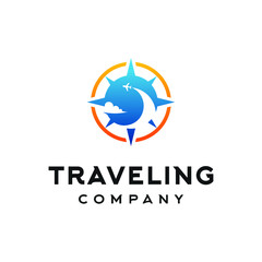 Travel Logo Template Design Vector