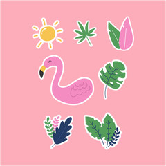 Enjoy great vibe summer cute badges04