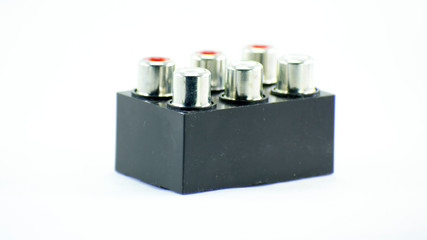RCA Connector for Audion and video communication
