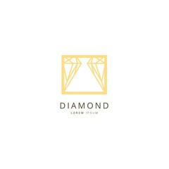 Fototapeta premium Jewelry and Diamond icon logo concept design template