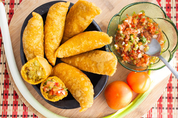 Empanadas con aji colombiano