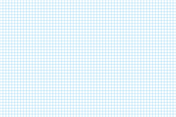 White background with soft sky blue grid line box for background or backdrop textured.
