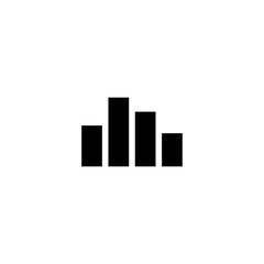 Soundwave icon vector, music icon